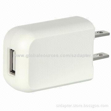 5V/1A Mobile Phone Charger with UL/FCC/RoHS Certifications